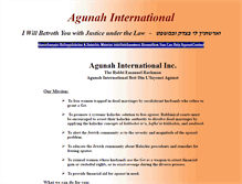 Tablet Screenshot of agunahinternational.com